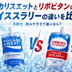 ポカリスエットとリポビタンのアイススラリーの違いを比較｜冷却力・飲みやすさで選ぶなら？