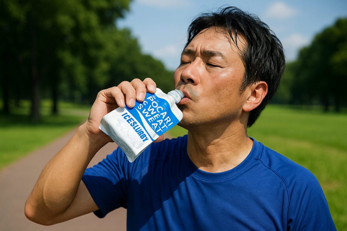 ポカリスエットとリポビタンのアイススラリーの違いを比較|冷却力・飲みやすさで選ぶなら?