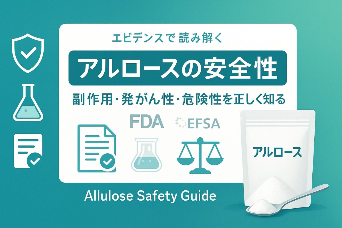 アルロースの副作用・発がん性・危険性は？最新エビデンスでわかる安全性ガイド