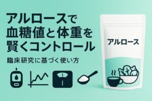 アルロースは糖尿病・血糖値・肥満にどう効く？最新エビデンスで読み解く活用法