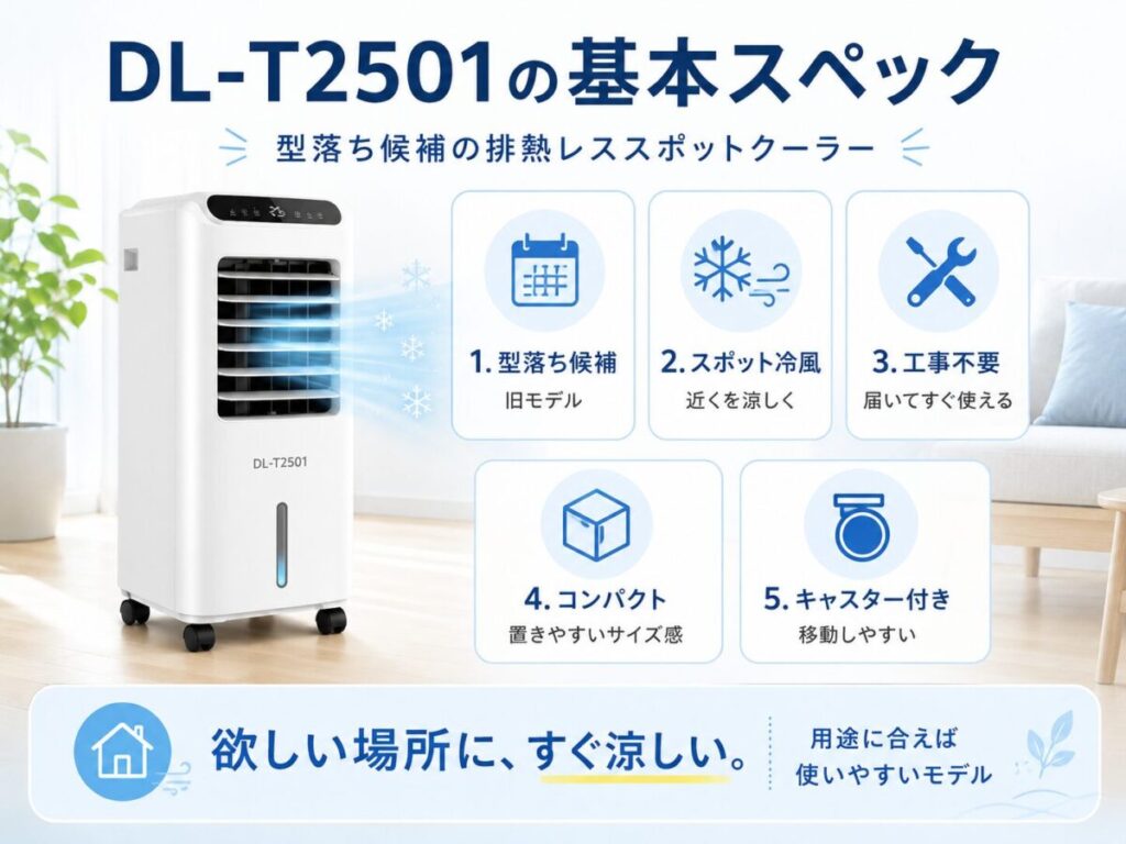 DL-T2501の基本スペック