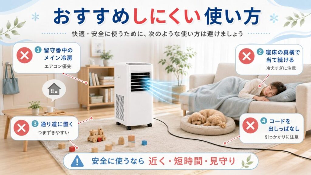 おすすめしにくい使い方