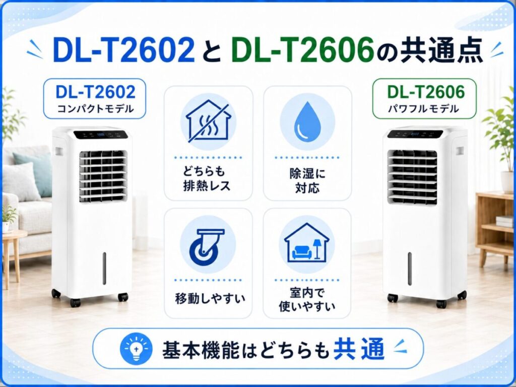 DL-T2602とDL-T2606の共通点