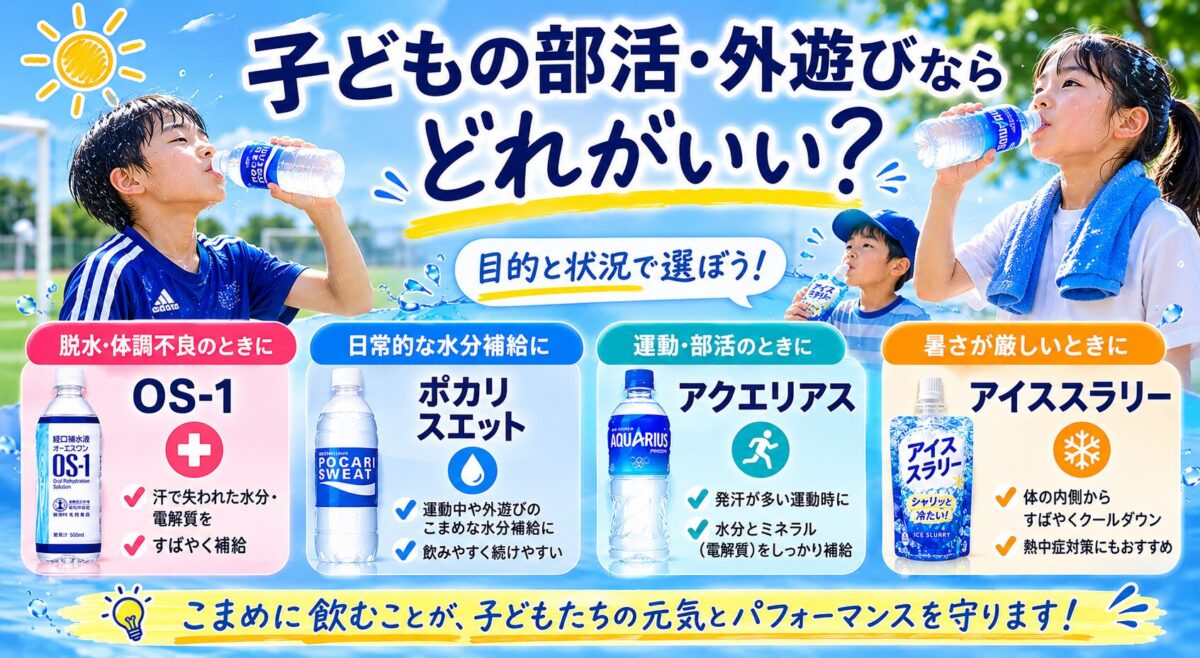 子どもの部活・外遊びならどれがいい?