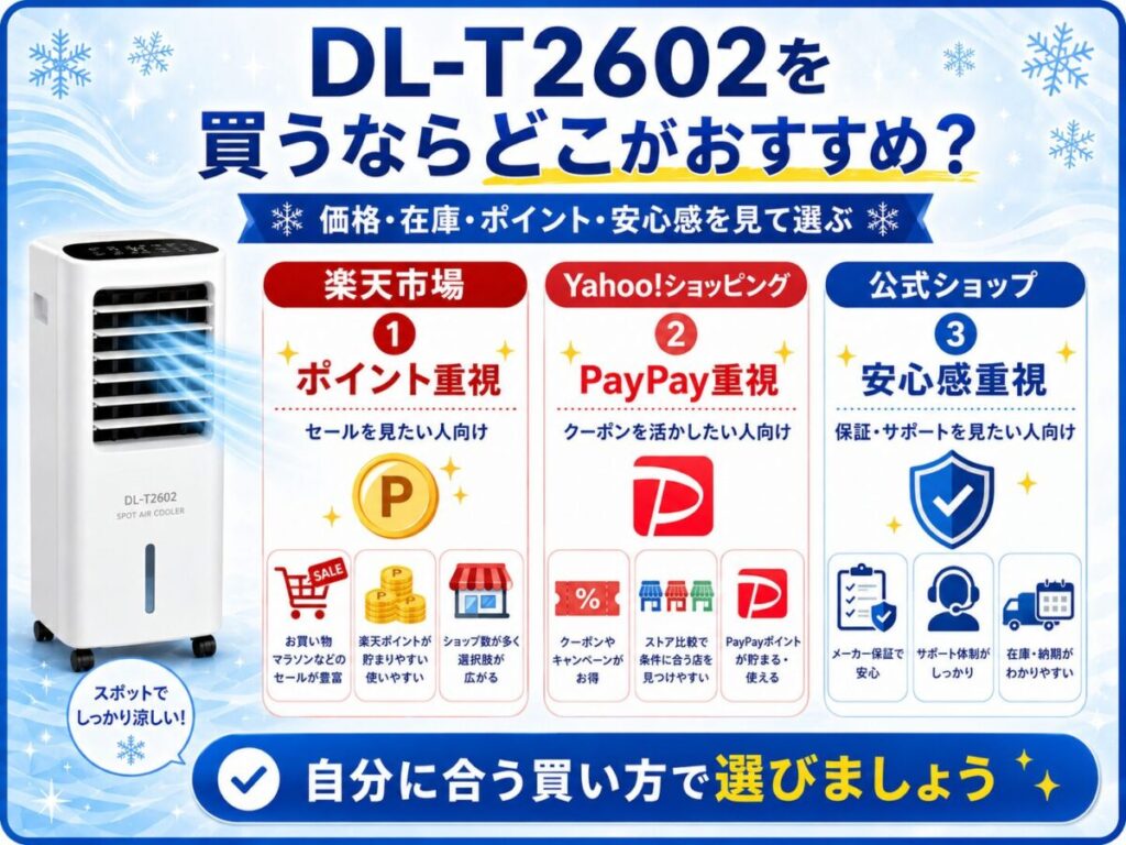 DL-T2602を買うならどこがおすすめ?