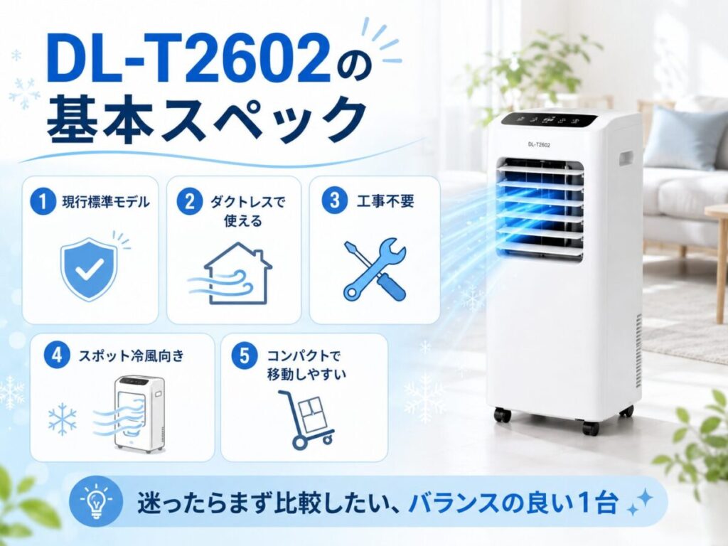 DL-T2602の基本スペック