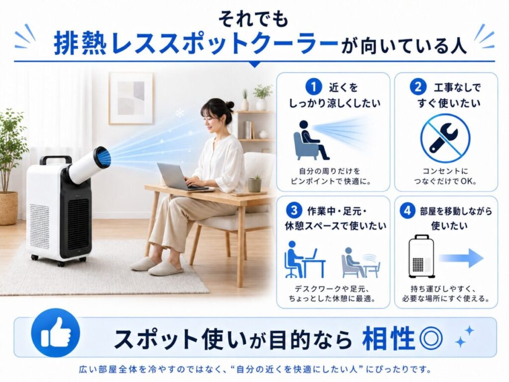 それでも排熱レススポットクーラーが向いている人