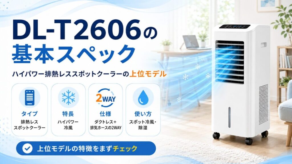 DL-T2606の基本スペック