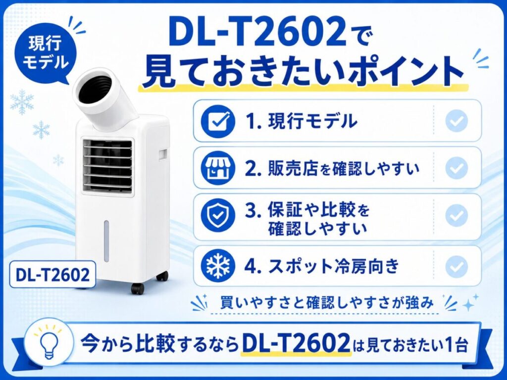 DL-T2602で見ておきたいポイント