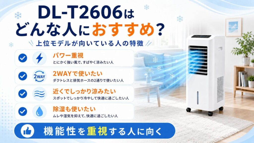 DL-T2606はどんな人におすすめ？